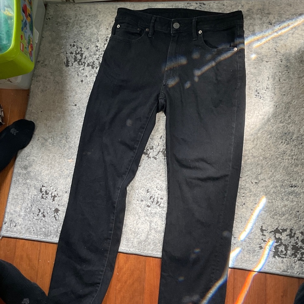 American Eagle Outfitters Men's Slim Black Jeans